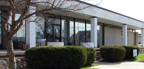 Cullman library entrance